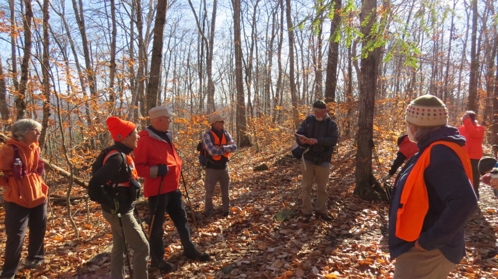 hikers in fall