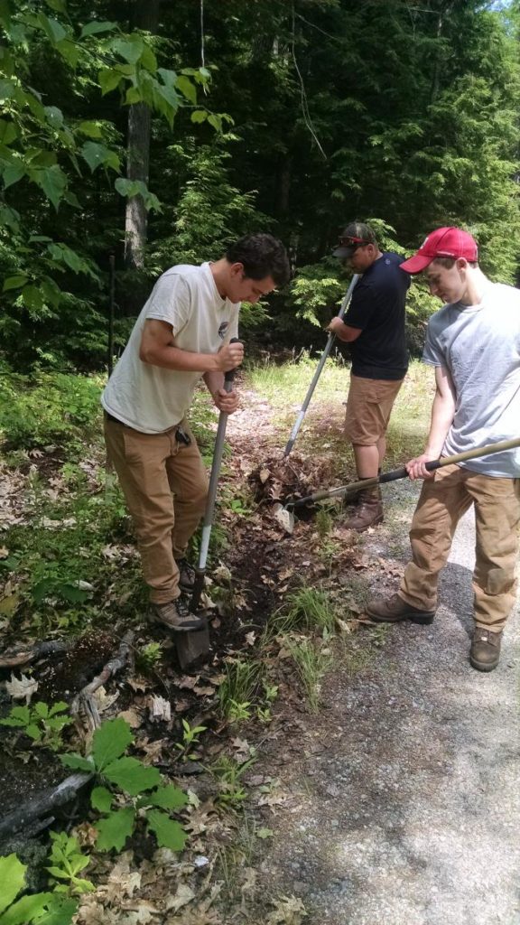 Maintaining Driveway Trenches in Hebron