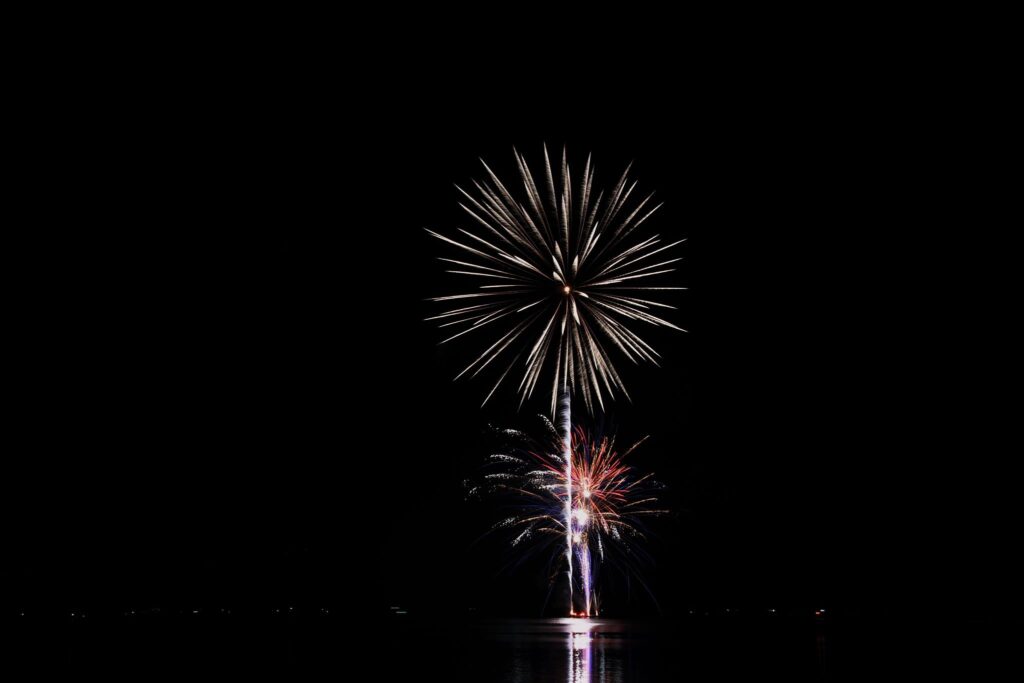 susan jordan bean fireworks over newfound lake